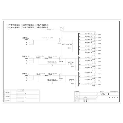 Precision Combined Cabinet Triple Input Triple Output Delixi 250A 50-Circuit