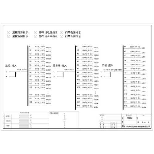 28U Distribution Unit Delixi 3-Circuit Feed 135-Circuit Monitoring , Access Control