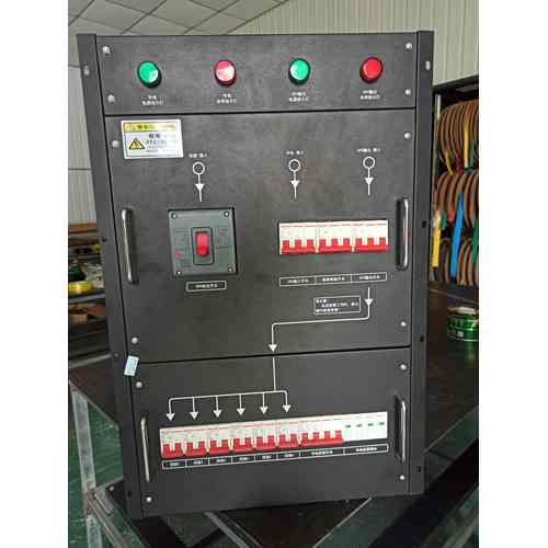 16U Combined Distribution Unit UPS Input/Output + Battery Breaker Delixi 63A 6-Circuit