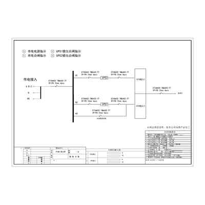 ABB 400A UPS Combined Input/Output Cabinet