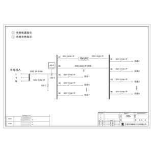 配电箱 ABB 100A 13回路 含10K ups输入输出