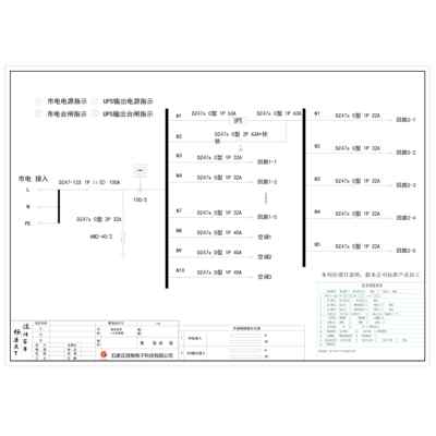 12U Distribution Unit Delixi 100A 2P Dual Circuit 10-Circuit (Variant)