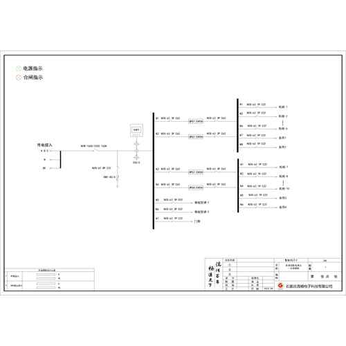24U Distribution Unit CHINT 160A 4P 21-Circuit (Variant)