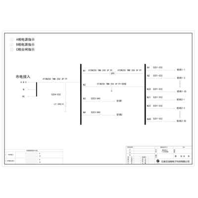22U Rack-mount Combined Distribution Unit ABB 250A 42-Circuit