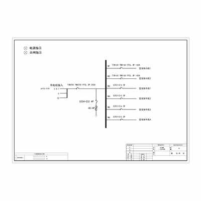 Wall-mount Enclosure HVAC Distribution ABB 250A 6-Circuit