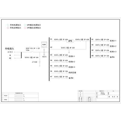 12U Distribution Unit Delixi 125A 4P 11-Circuit (Variant)