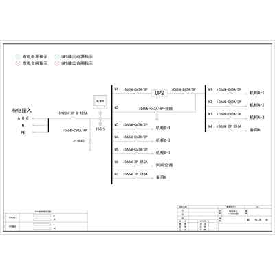 12U Distribution Unit Schneider 125A 4P 11-Circuit (Variant)