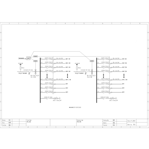 125A 2 strings 15-Circuit *2 30 Precision Row PDU Cabinet