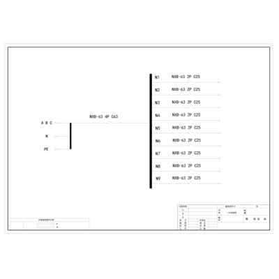 3U Distribution Unit CHINT 63A 9-Circuit