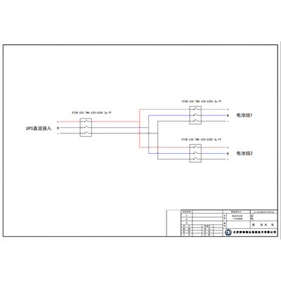 ABB 630A DC Switch Cabinet 2 Battery String