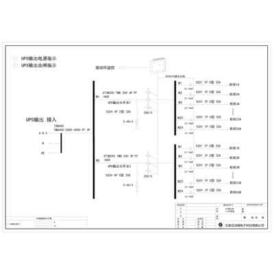 Precision Cabinet UPS Output Cabinet ABB 400A 48-Circuit