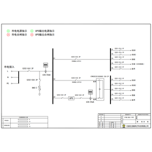 UPS综合配电柜 ABB 63A 2P 10回路（衍）