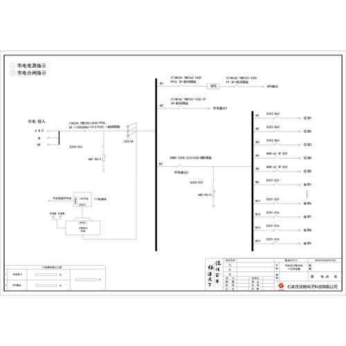 Combined Distribution Cabinet ABB 250A 4P 14-Circuit (Variant)