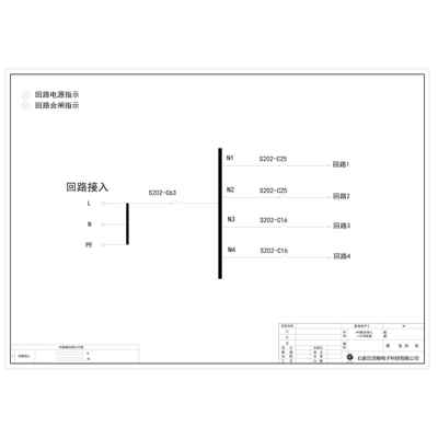 4U 6KUPS Output Distribution Unit ABB 63A 4-Circuit