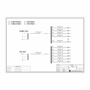 列头柜 配电单元  UPS和市电双路输入和输出  ABB 63A 22回路