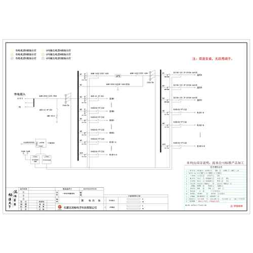 UPS Combined Input/Output Cabinet CHINT 250A 4P Precision 43-Circuit
