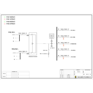 120kVA UPS输入柜 ABB 250A 4P 4回路 普通型